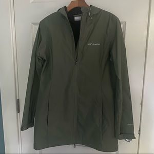 Columbia Sage Green Women’s Rain Jacket